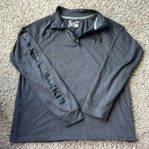 Under Armour loose fitting quarter zip light pullover boys size youth large